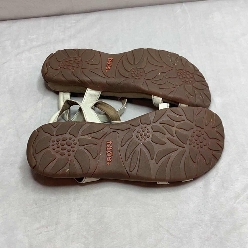 Taos Footwear Leather Double T-strap Sandal 10 - Picture 10 of 12